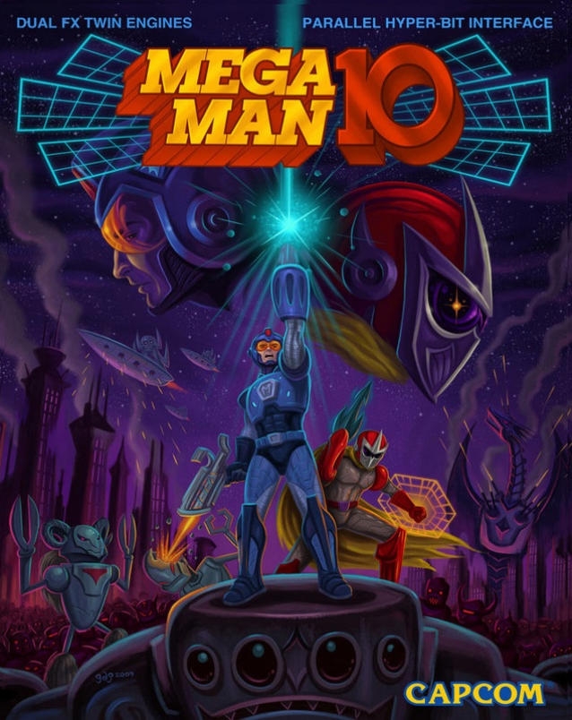 Capa do jogo Mega Man 10