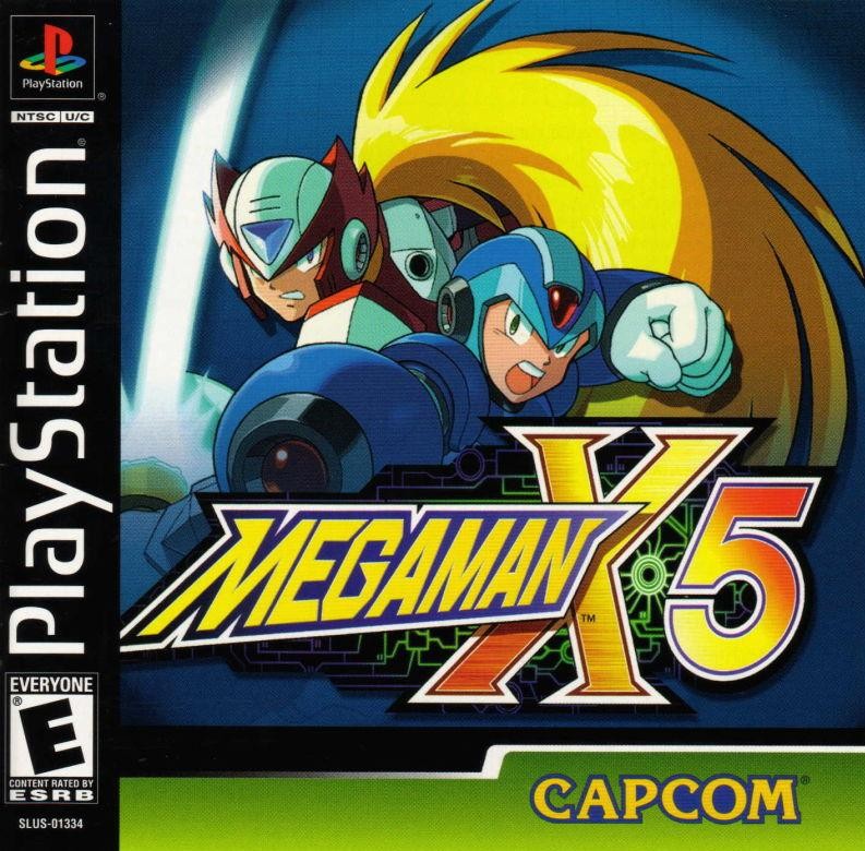 Capa do jogo Mega Man X5
