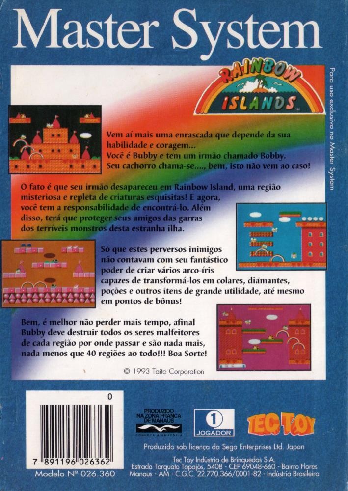 Capa do jogo Rainbow Islands: The Story of Bubble Bobble 2