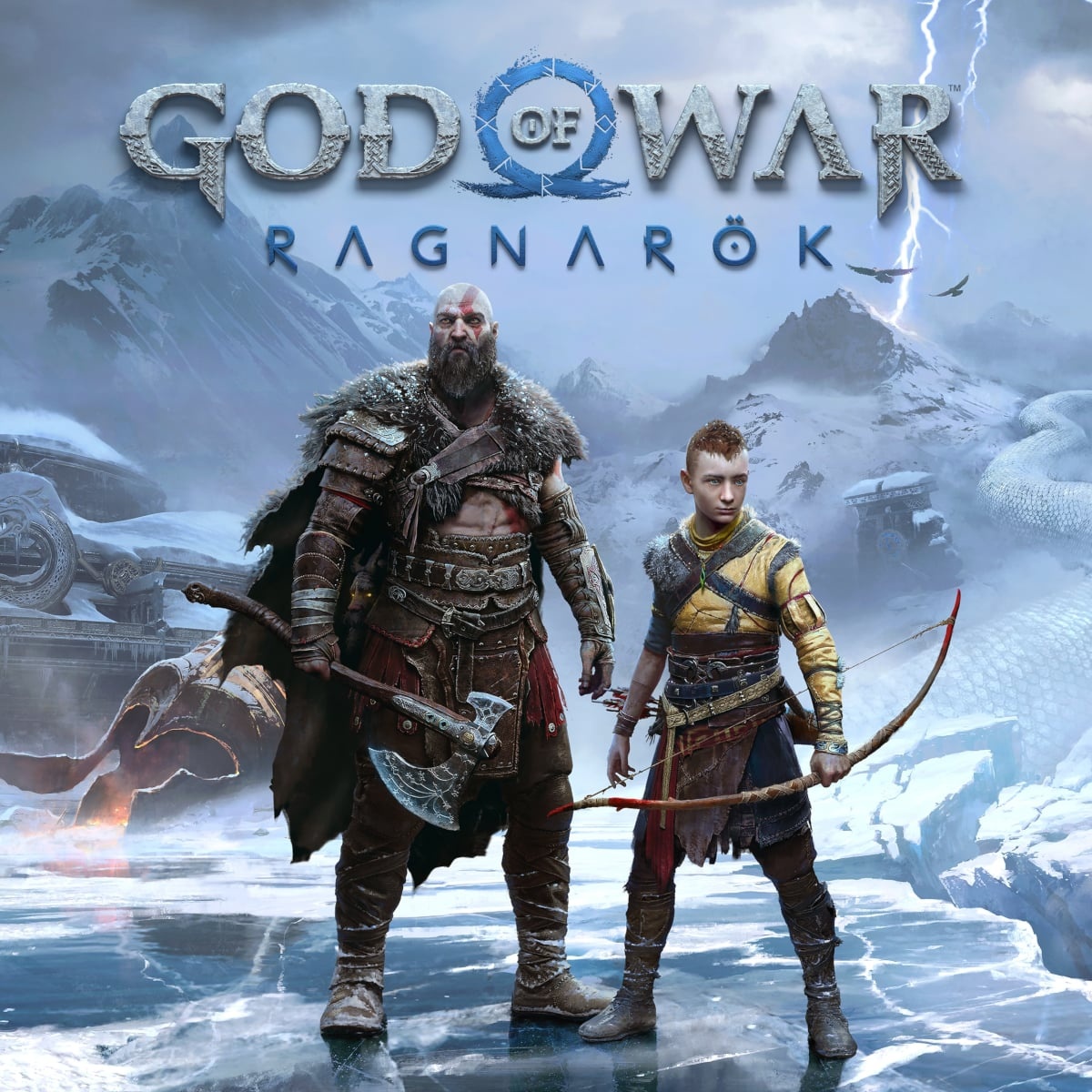 Capa do jogo God of War Ragnarok