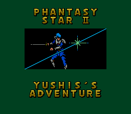 Capa do jogo Phantasy Star II: Yushiss Adventure