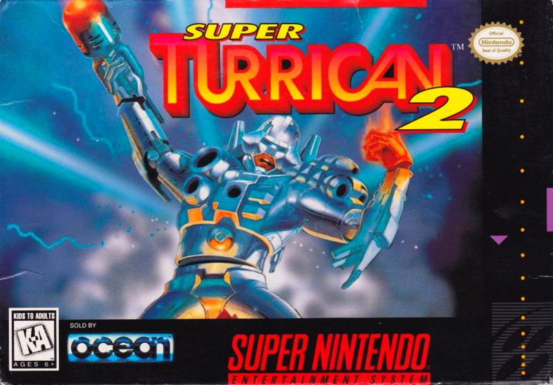 Capa do jogo Super Turrican 2