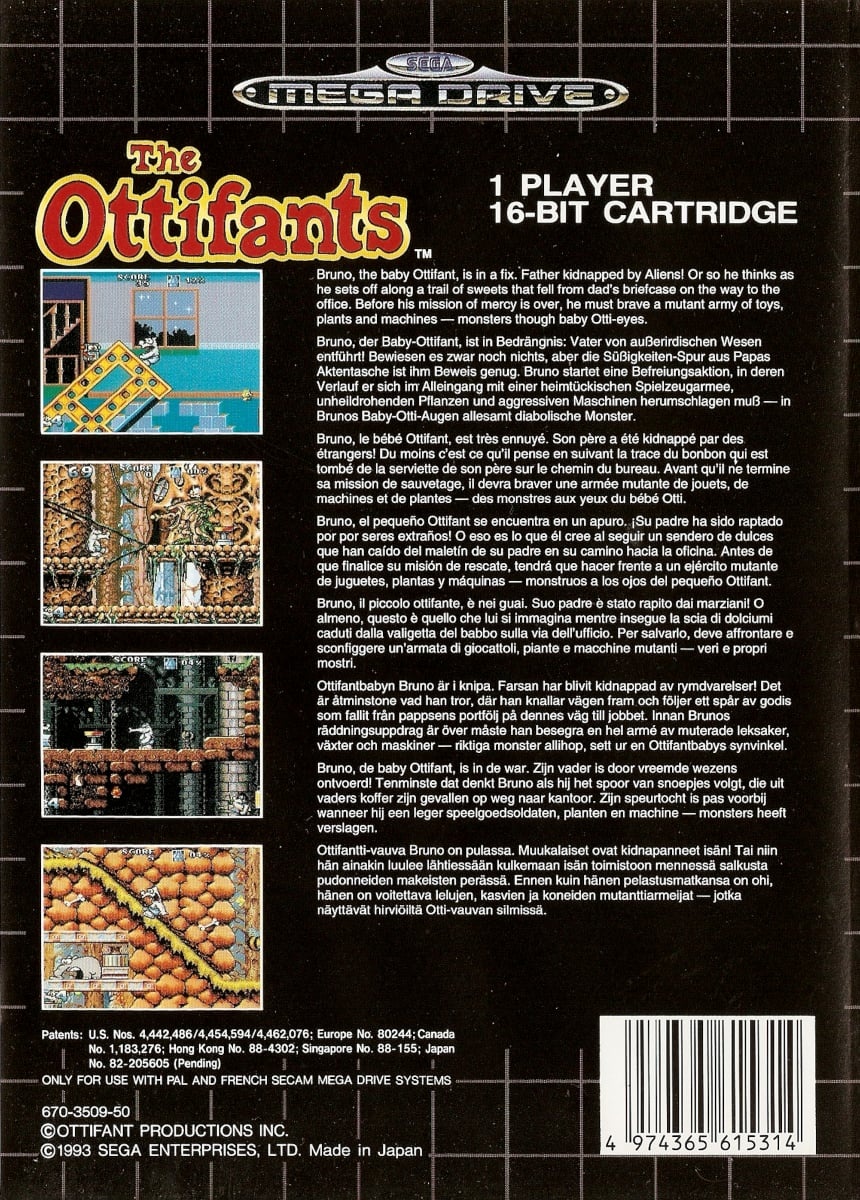 Capa do jogo The Ottifants