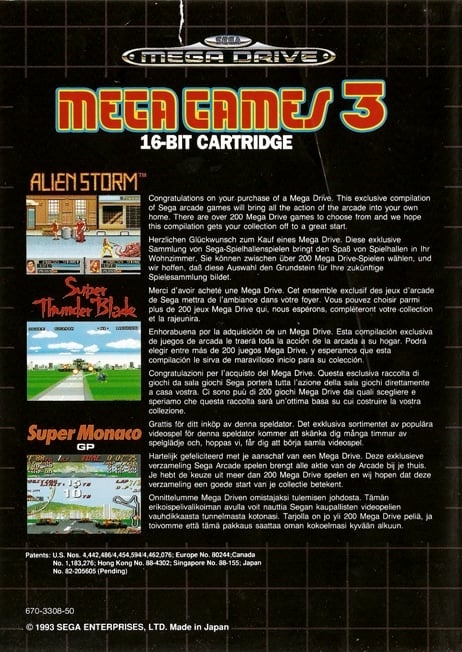Capa do jogo Mega Games 3