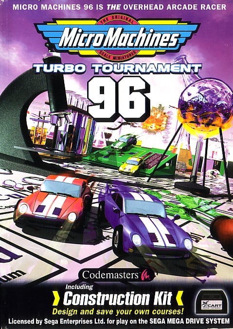 Capa do jogo Micro Machines: Turbo Tournament 96