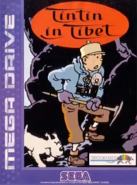 Capa de Tintin in Tibet