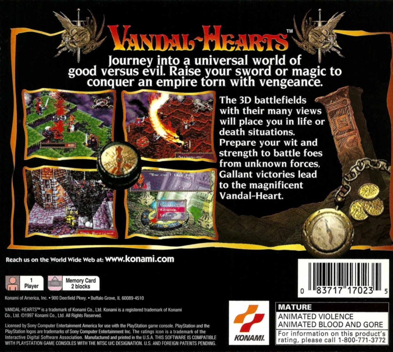 Capa do jogo Vandal Hearts
