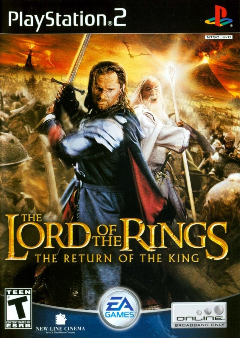 Capa do jogo The Lord of the Rings: The Return of the King