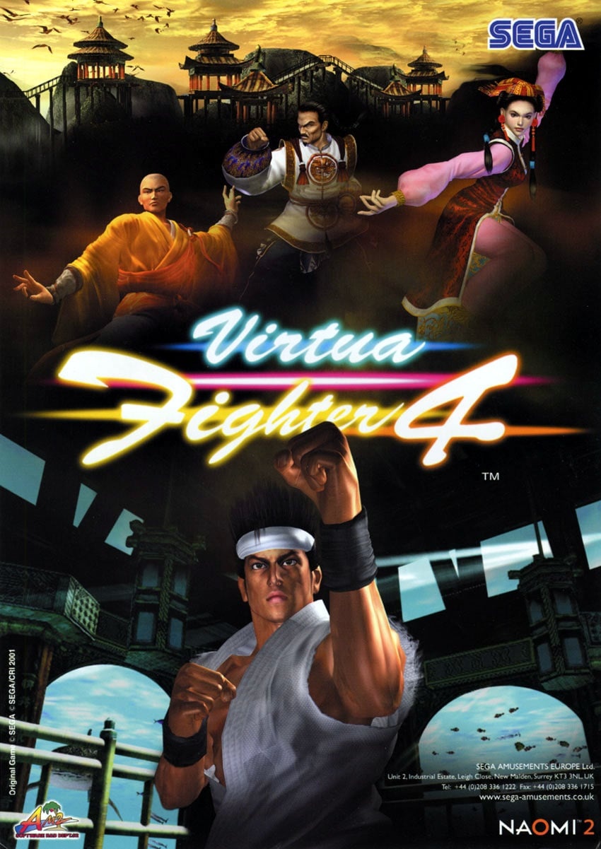 Capa do jogo Virtua Fighter 4