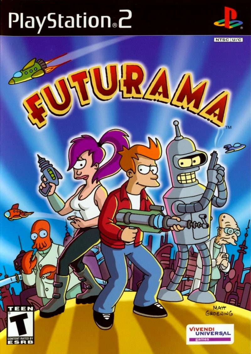 Capa do jogo Futurama