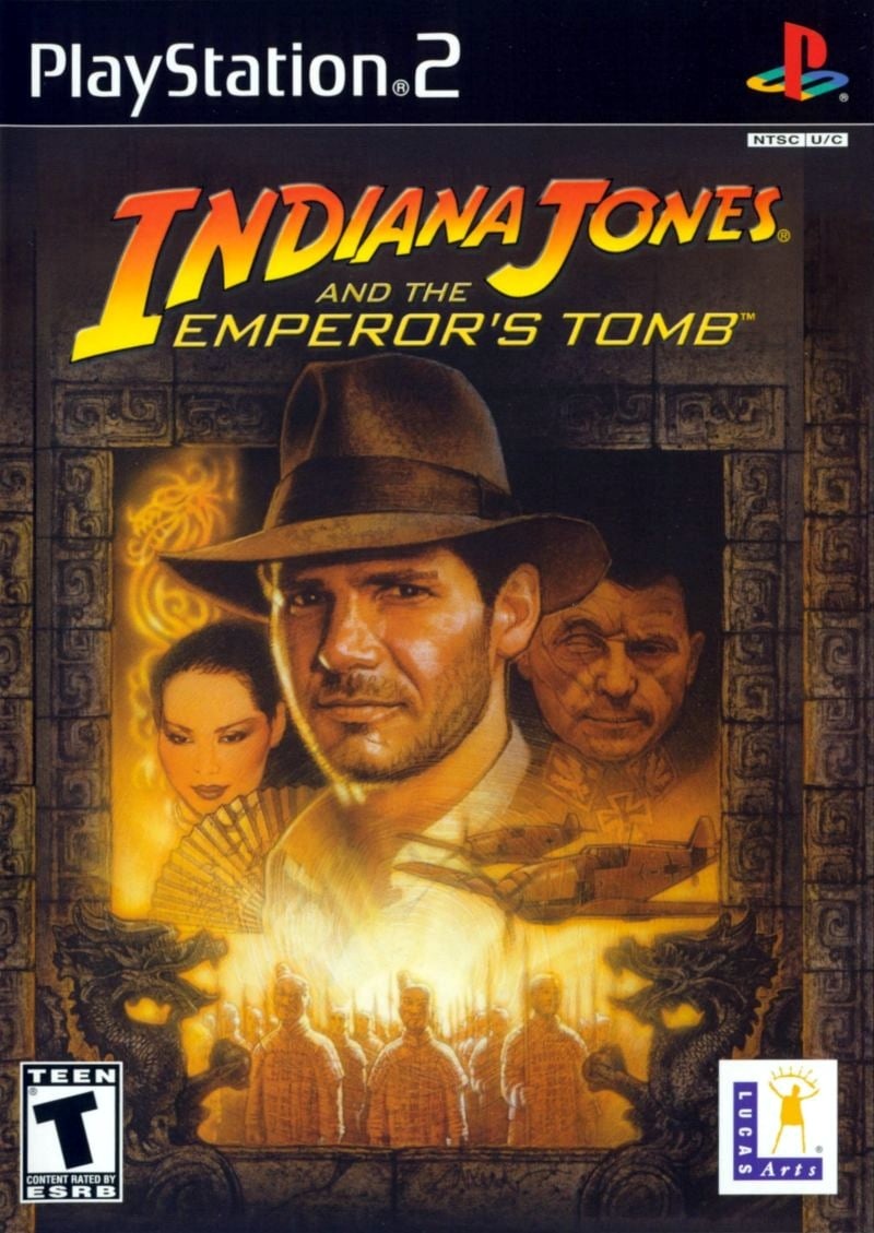 Capa do jogo Indiana Jones and the Emperors Tomb