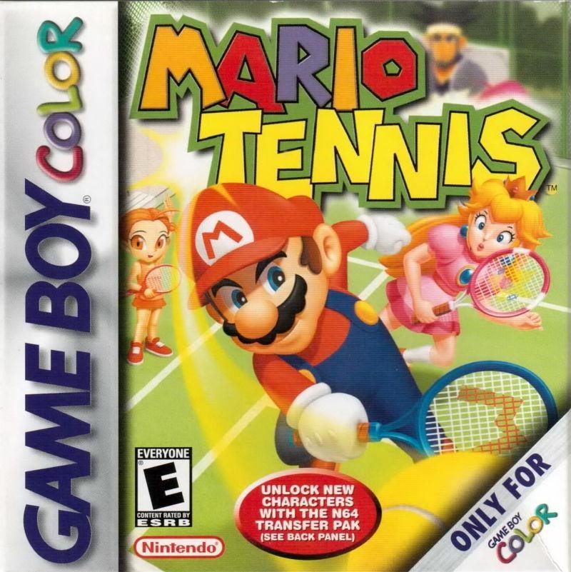 Capa do jogo Mario Tennis