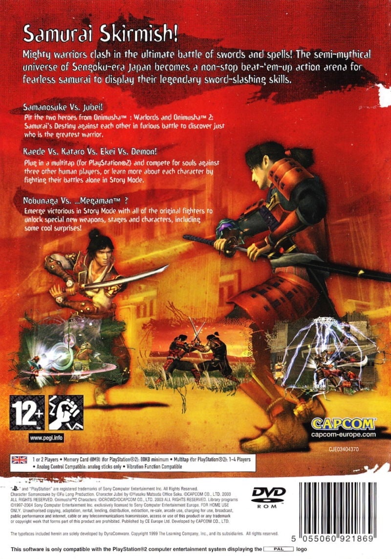 Capa do jogo Onimusha: Blade Warriors