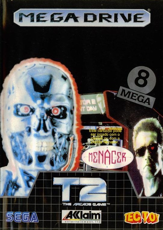 Capa do jogo T2: The Arcade Game