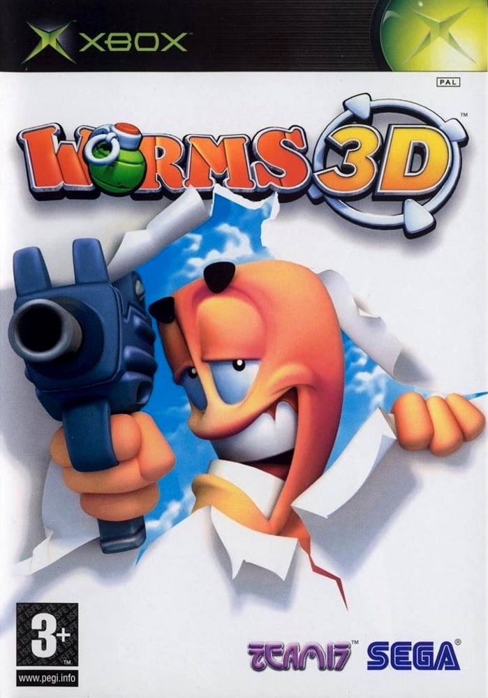 Capa do jogo Worms 3D