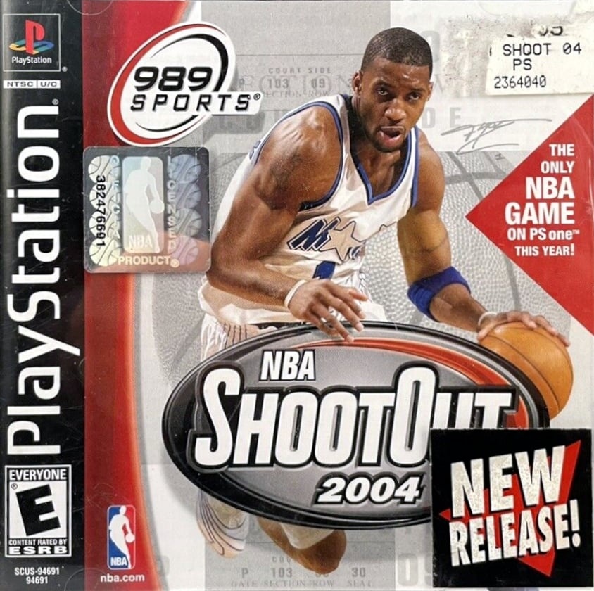 Capa do jogo NBA ShootOut 2004