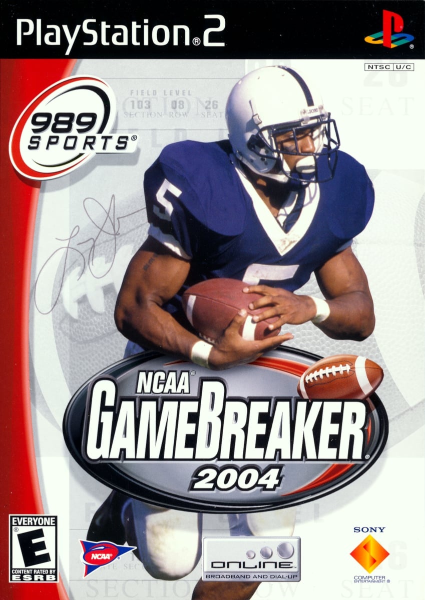 Capa do jogo NCAA GameBreaker 2004