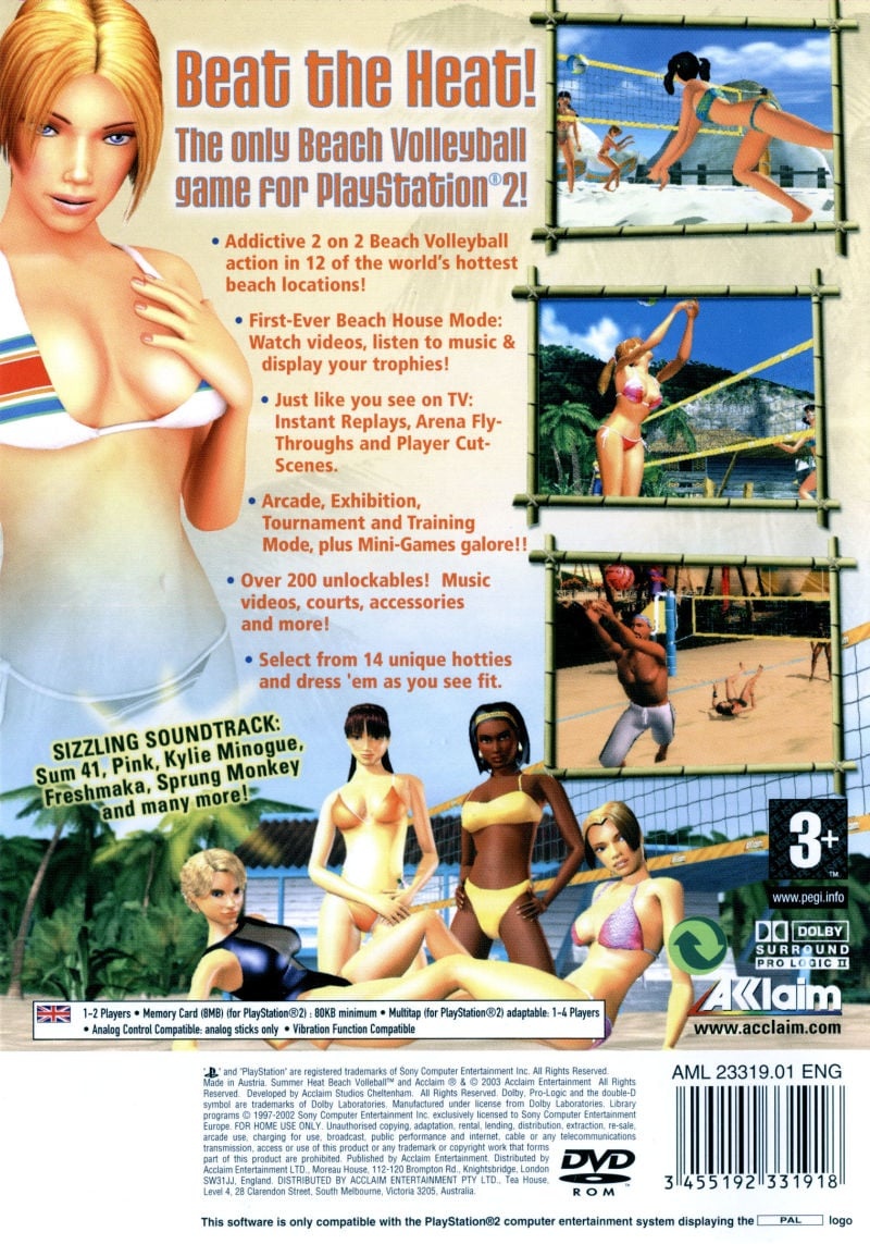 Capa do jogo Summer Heat Beach Volleyball
