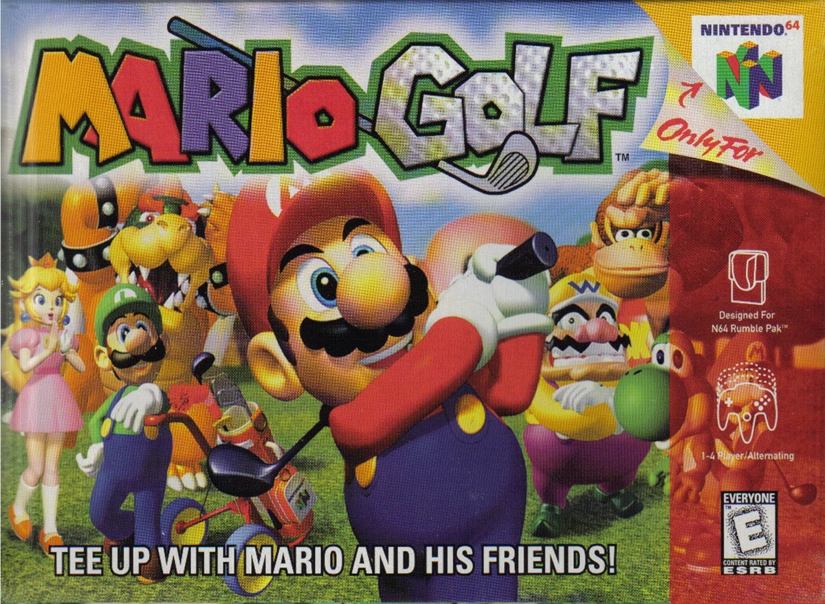 Capa do jogo Mario Golf