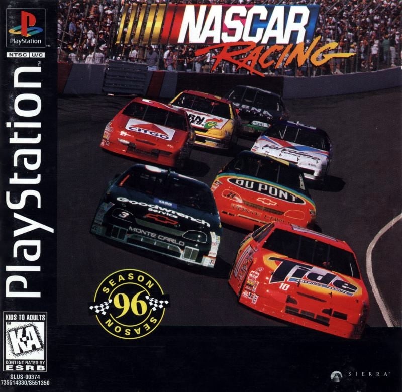 Capa do jogo NASCAR Racing