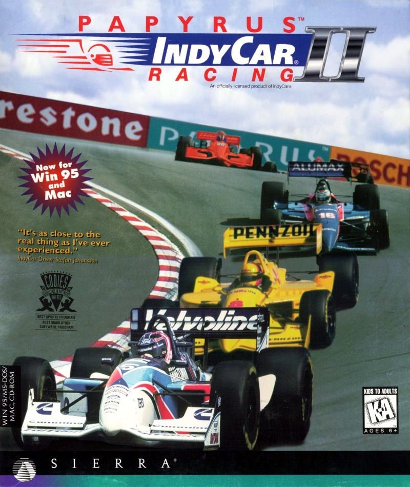 Capa do jogo IndyCar Racing II