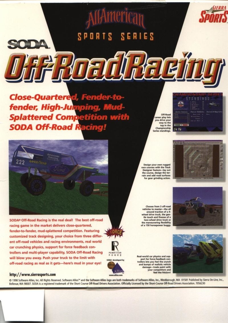 Capa do jogo SODA Off-Road Racing