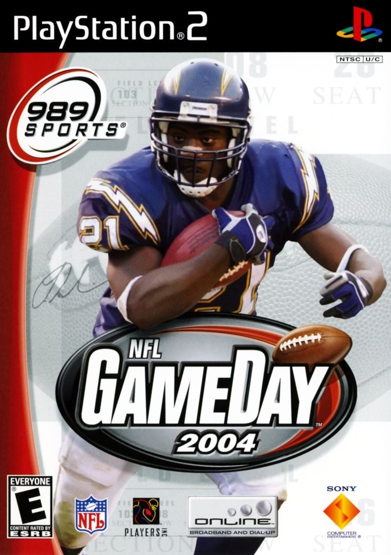 Capa do jogo NFL GameDay 2004