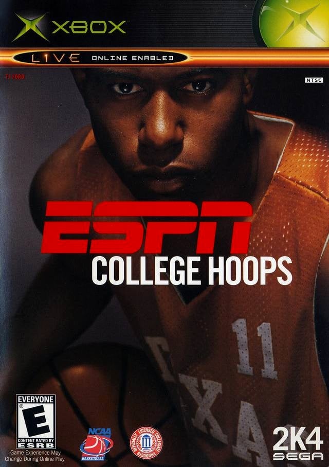 Capa do jogo ESPN College Hoops