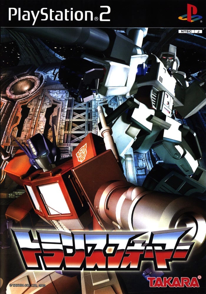 Capa do jogo Transformers