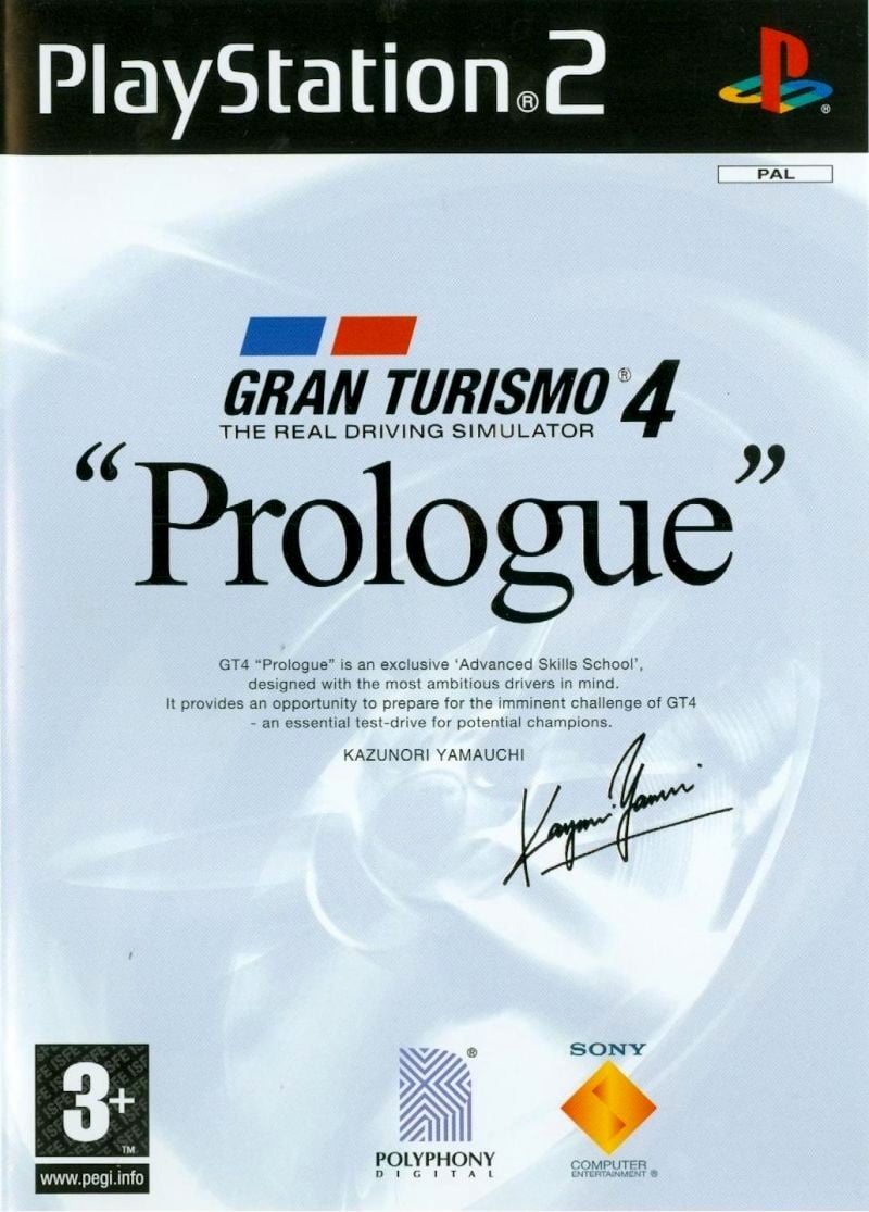 Capa do jogo Gran Turismo 4: "Prologue"