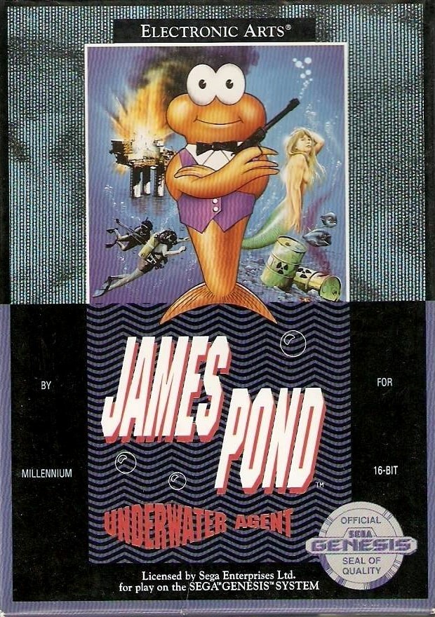 Capa do jogo James Pond: Underwater Agent