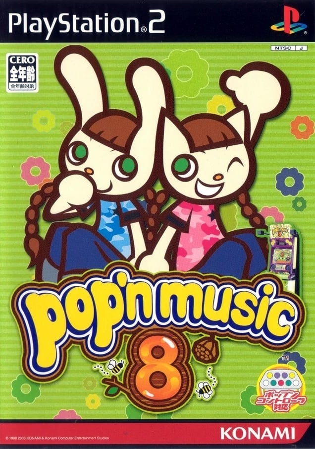 Capa do jogo popn music 8