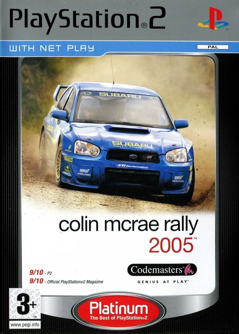 Capa do jogo Colin McRae Rally 2005