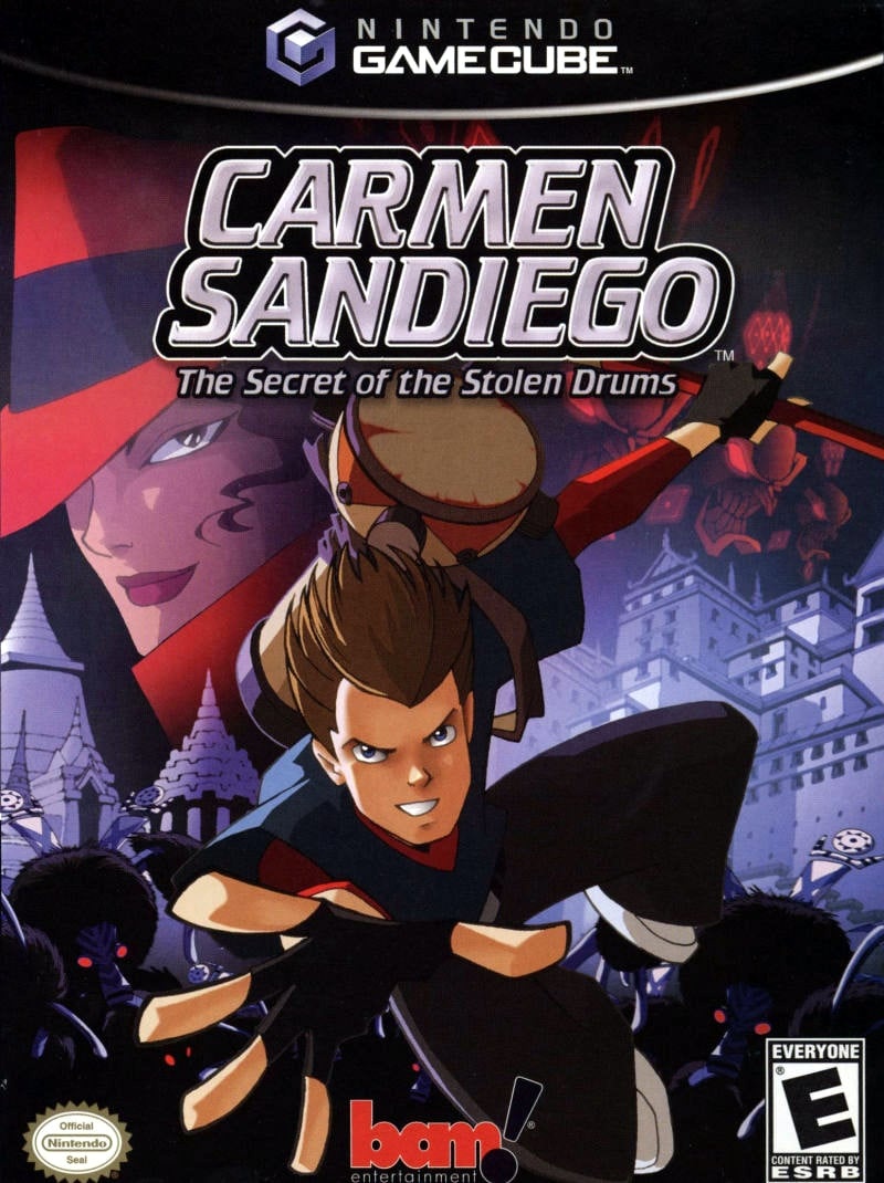 Capa do jogo Carmen Sandiego: The Secret of the Stolen Drums