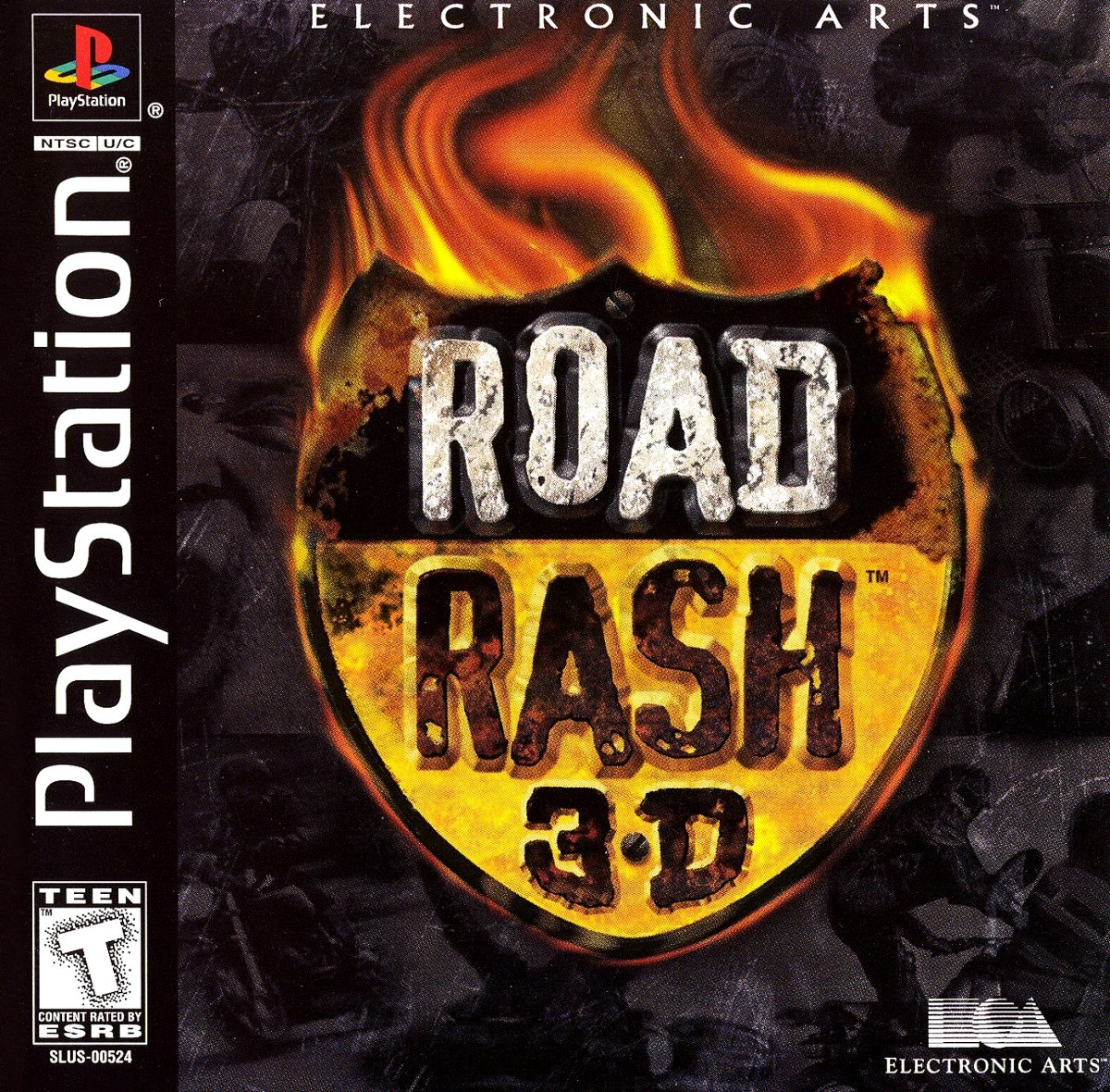 Capa do jogo Road Rash 3-D