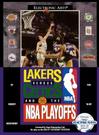 Capa de Lakers versus Celtics and the NBA Playoffs