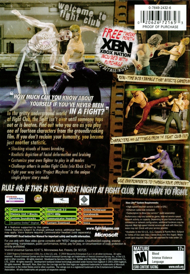 Capa do jogo Fight Club