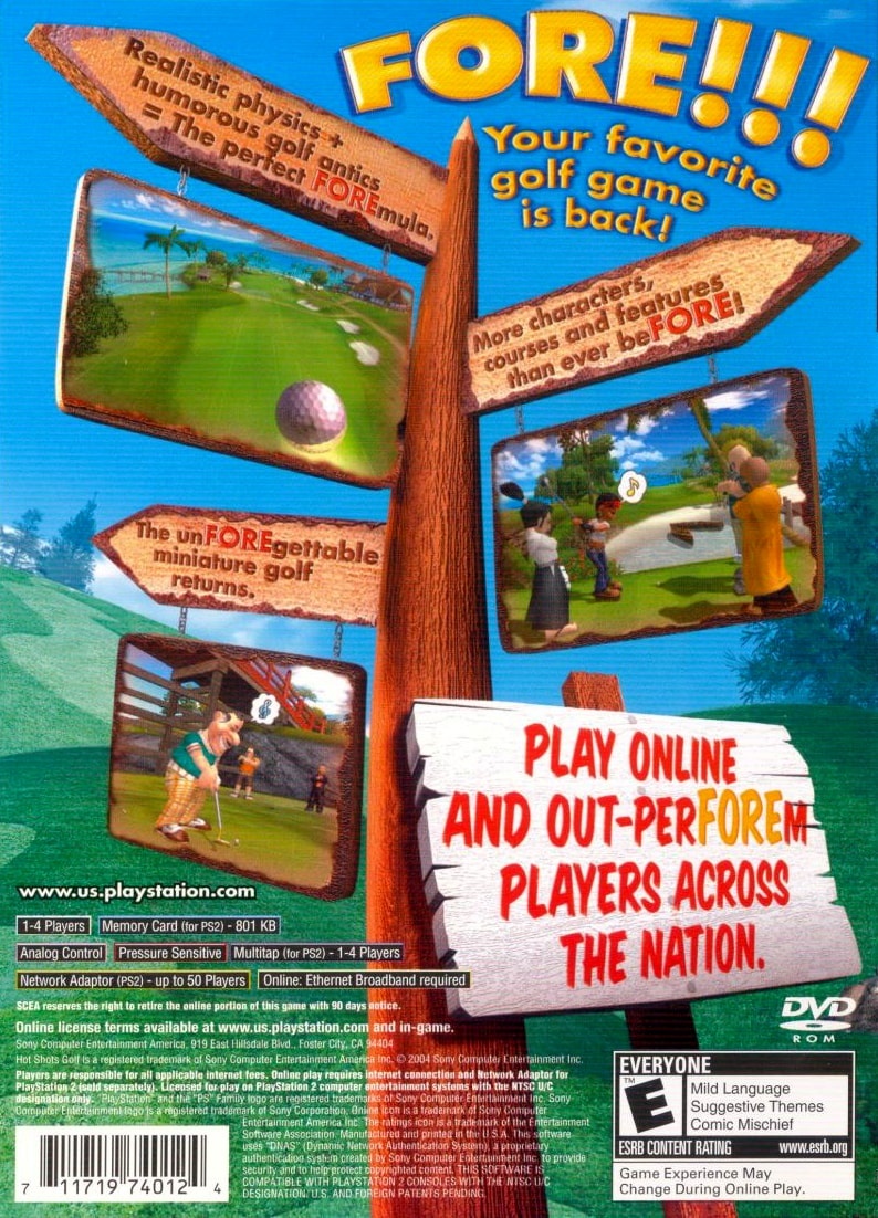 Capa do jogo Hot Shots Golf: Fore!