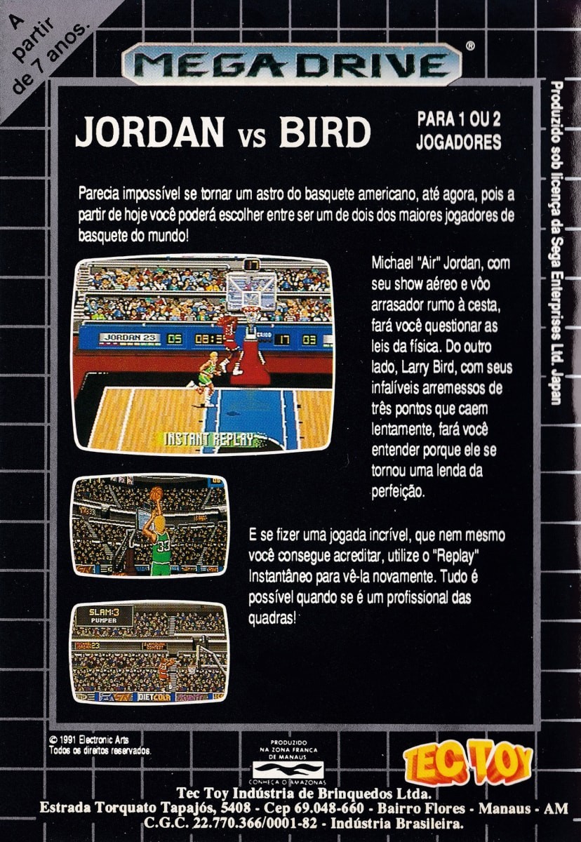 Capa do jogo Jordan vs Bird