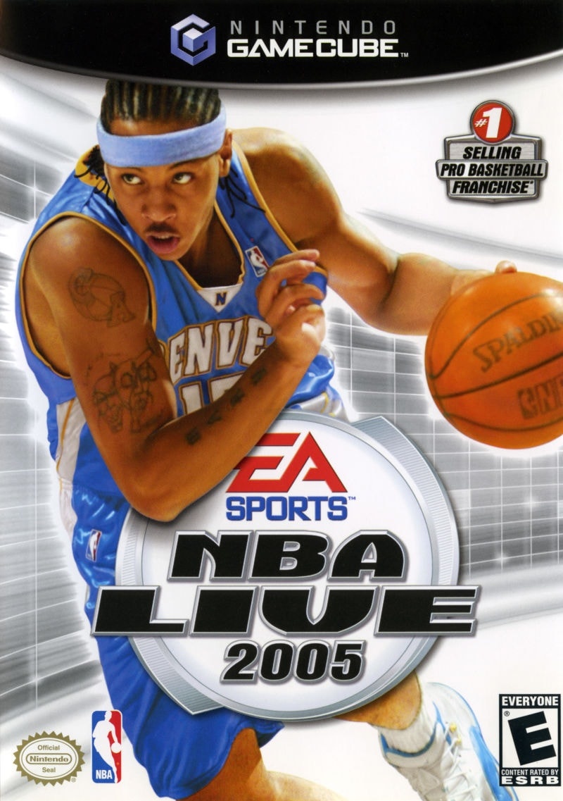 Capa do jogo NBA Live 2005