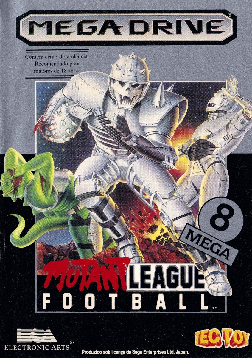 Capa do jogo Mutant League Football
