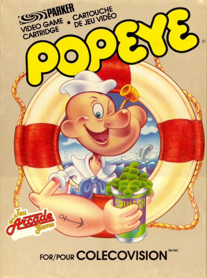 Capa do jogo Popeye