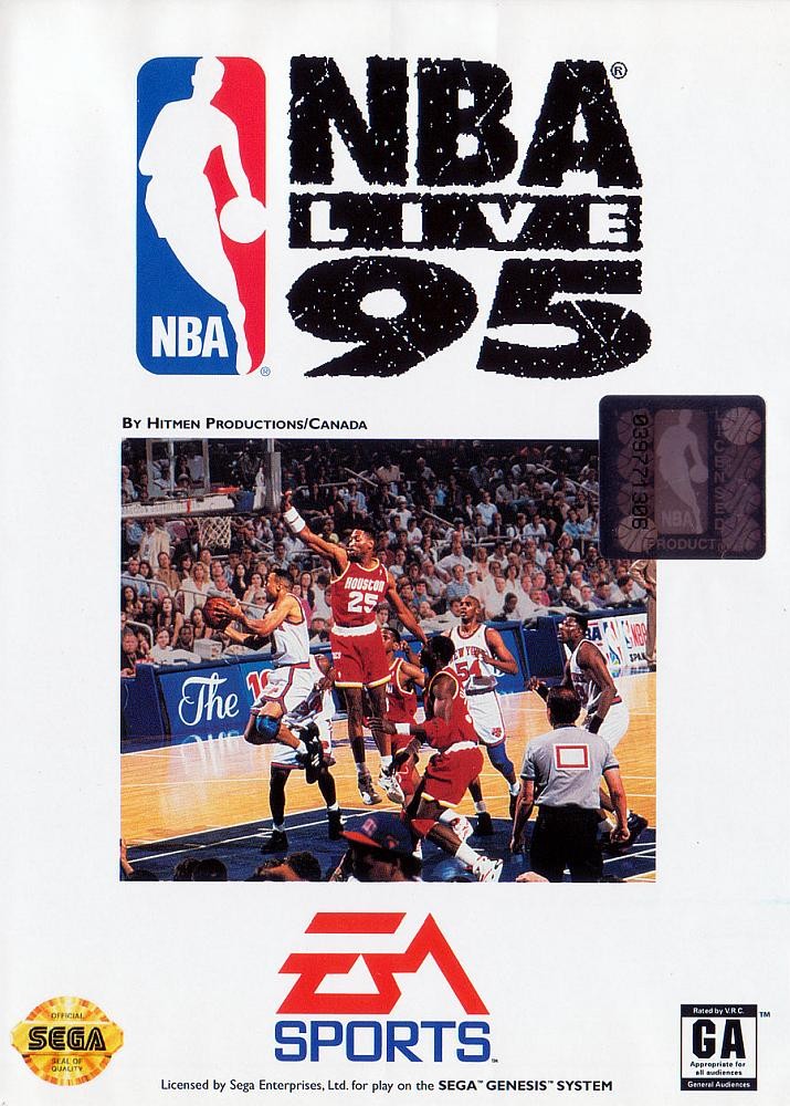 Capa do jogo NBA Live 95