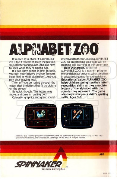 Capa do jogo Alphabet Zoo