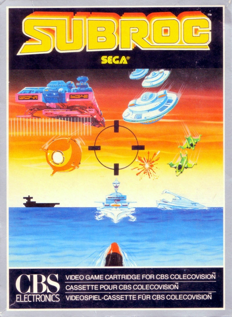 Capa do jogo SubRoc 3-D