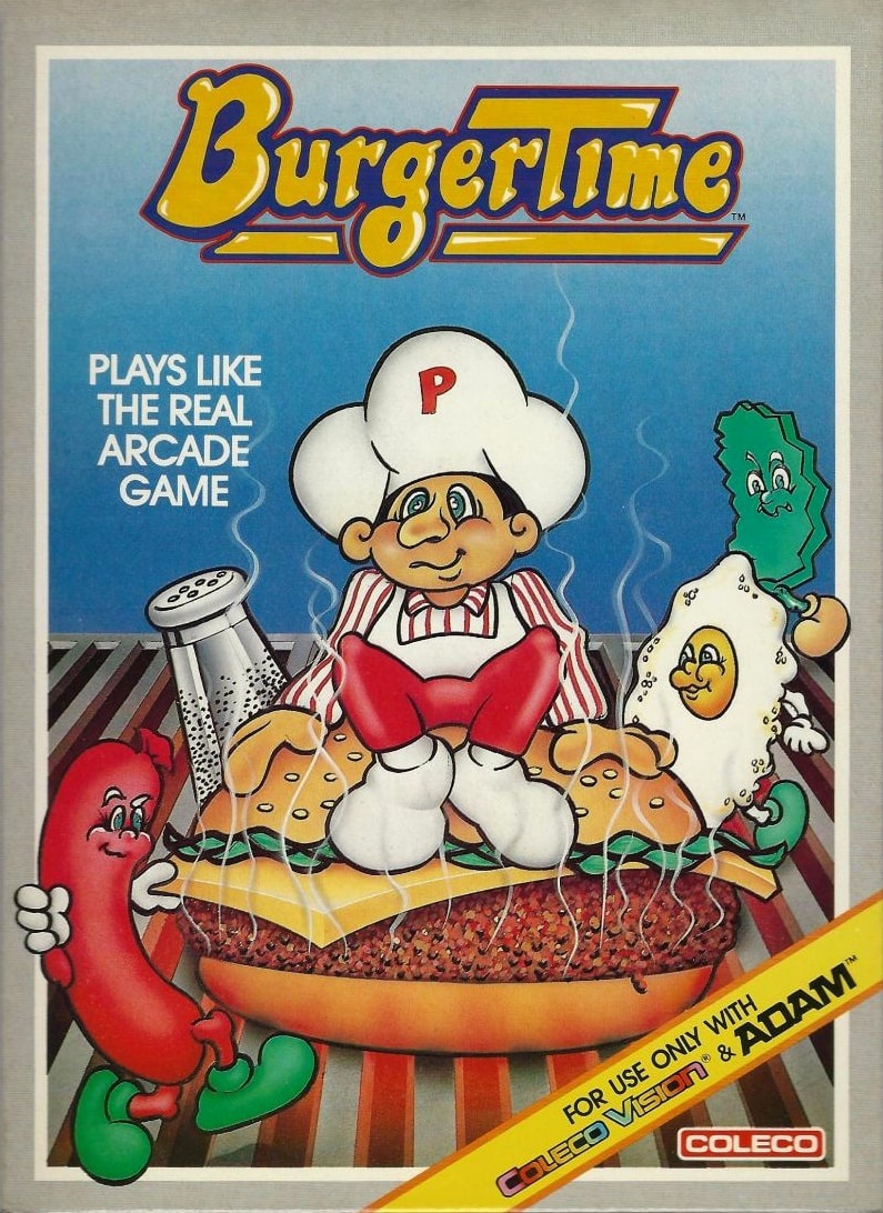 Capa do jogo BurgerTime