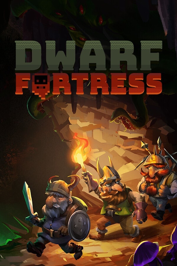 Capa do jogo Dwarf Fortress