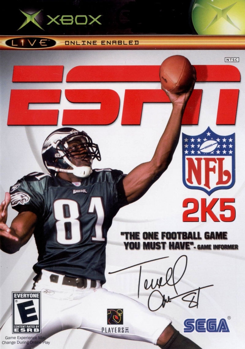 Capa do jogo ESPN NFL 2K5