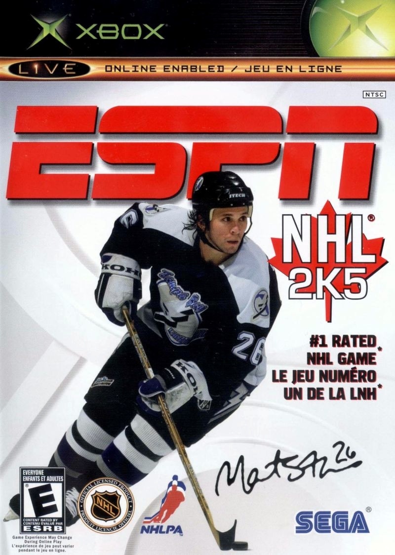 Capa do jogo ESPN NHL 2K5