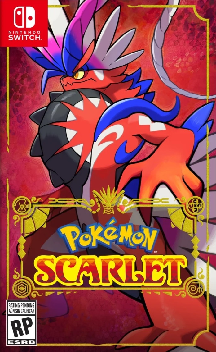 Capa do jogo Pokémon Scarlet